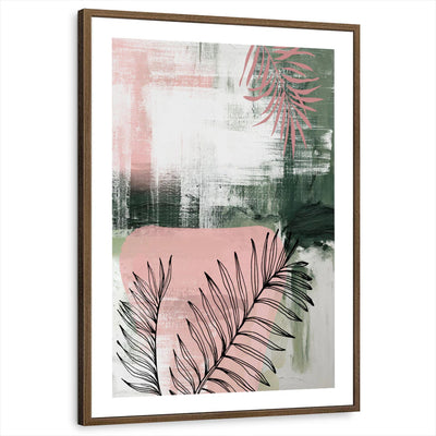 framed-print-brown-walnut-white-border