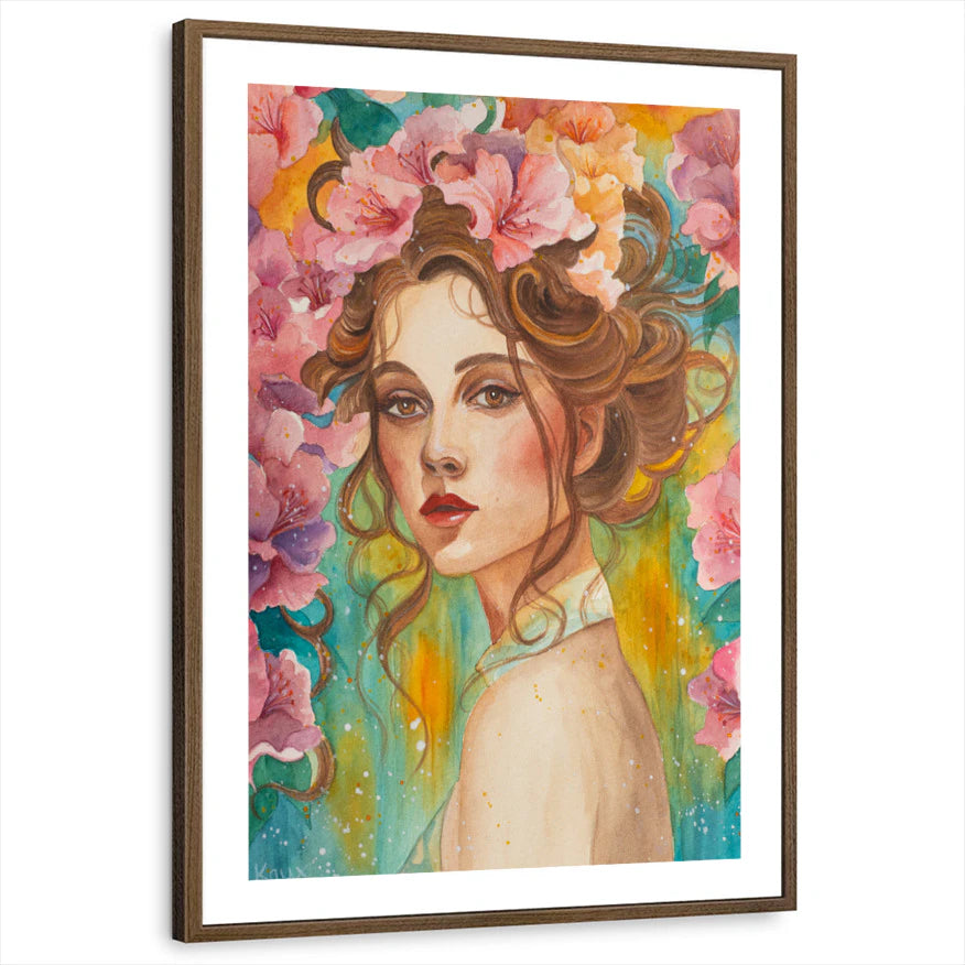 framed-print-brown-walnut-white-border