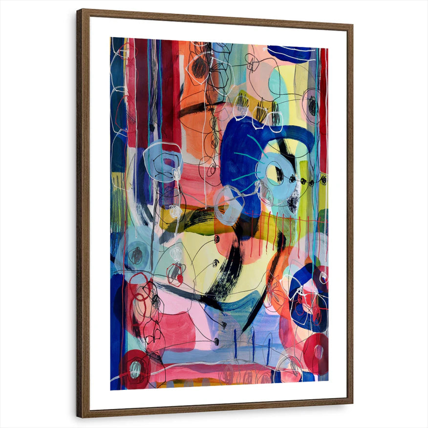 framed-print-brown-walnut-white-border