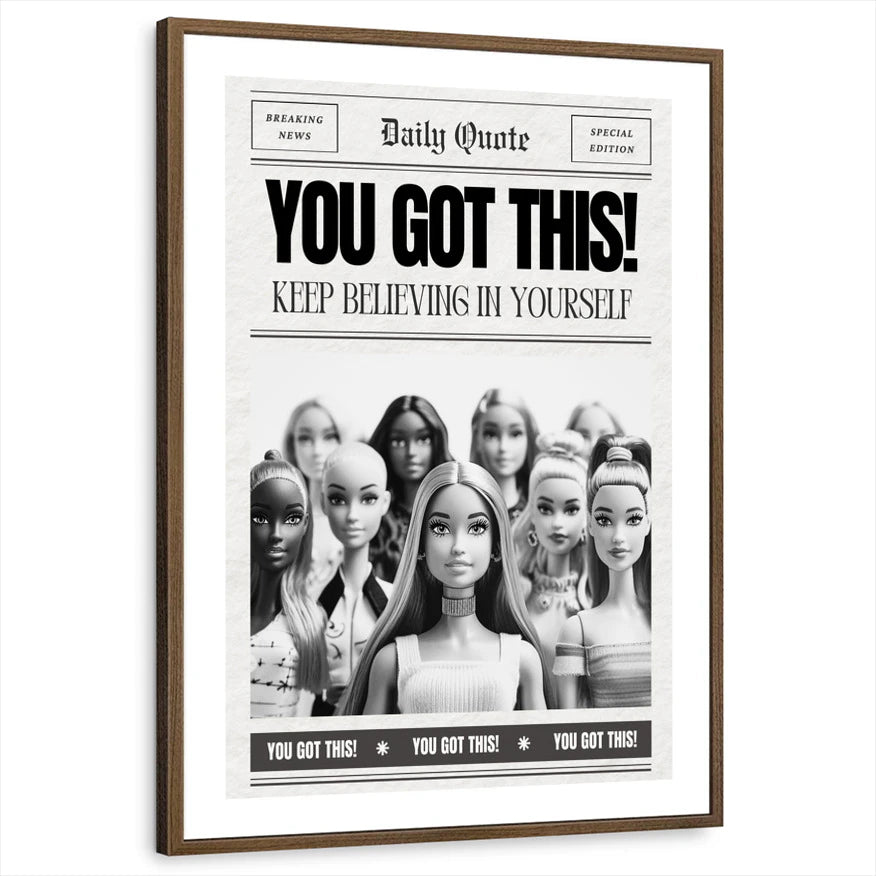 framed-print-brown-walnut-white-border
