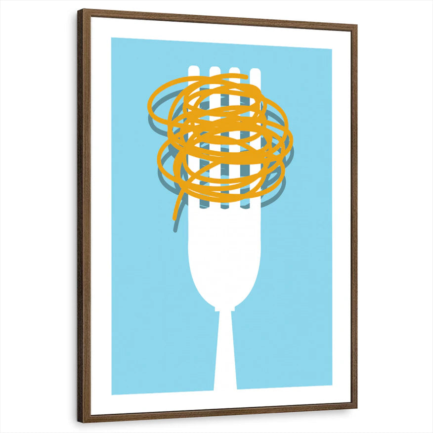 framed-print-brown-walnut-white-border