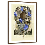 framed-print-brown-walnut-white-border