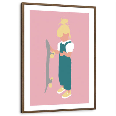 framed-print-brown-walnut-white-border