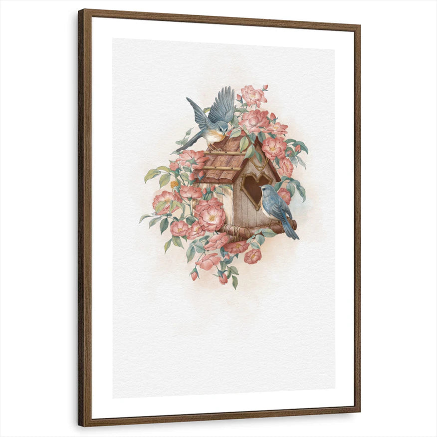 framed-print-brown-walnut-white-border