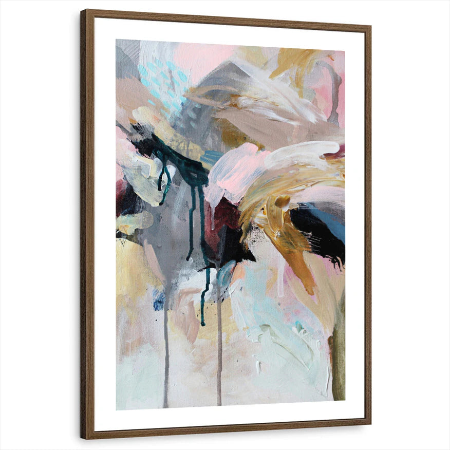 framed-print-brown-walnut-white-border