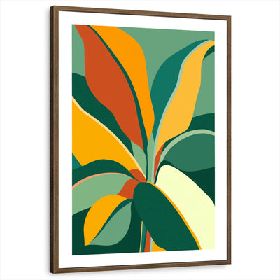framed-print-brown-walnut-white-border