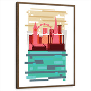framed-print-brown-walnut-white-border