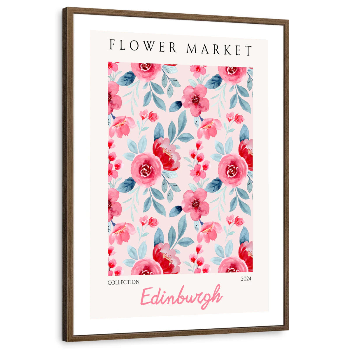 framed-print-brown-walnut-white-border