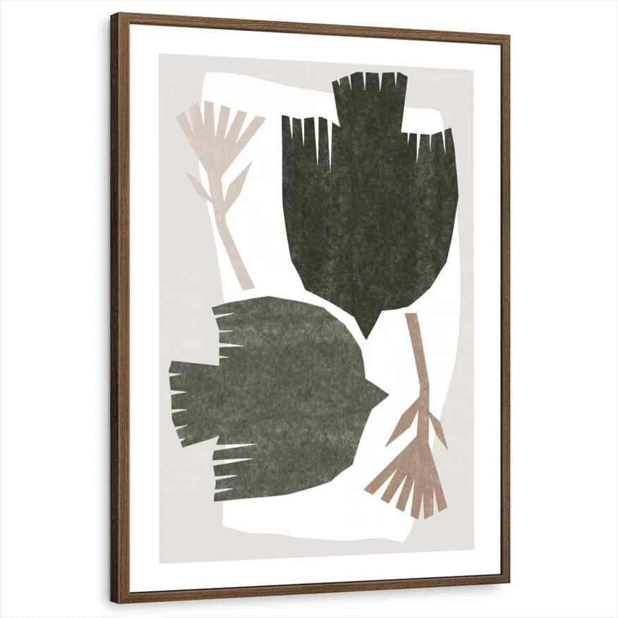 framed-print-brown-walnut-white-border