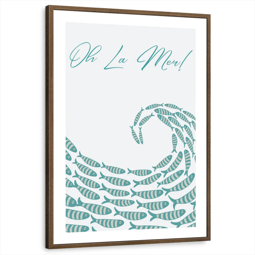framed-print-brown-walnut-white-border