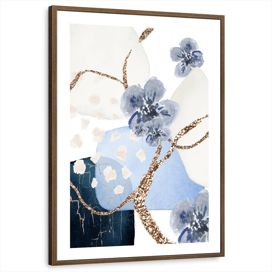 framed-print-brown-walnut-white-border