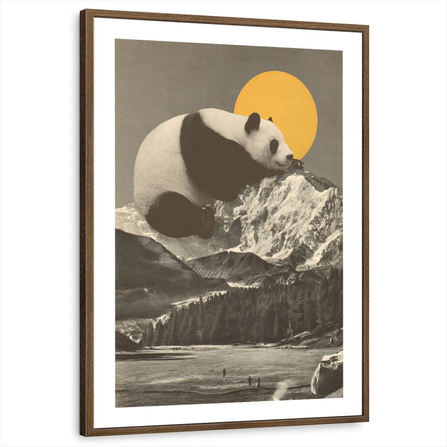 framed-print-brown-walnut-white-border