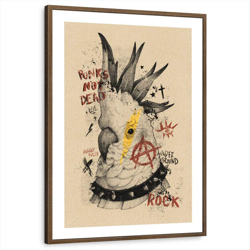framed-print-brown-walnut-white-border