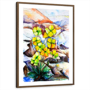 framed-print-brown-walnut-white-border