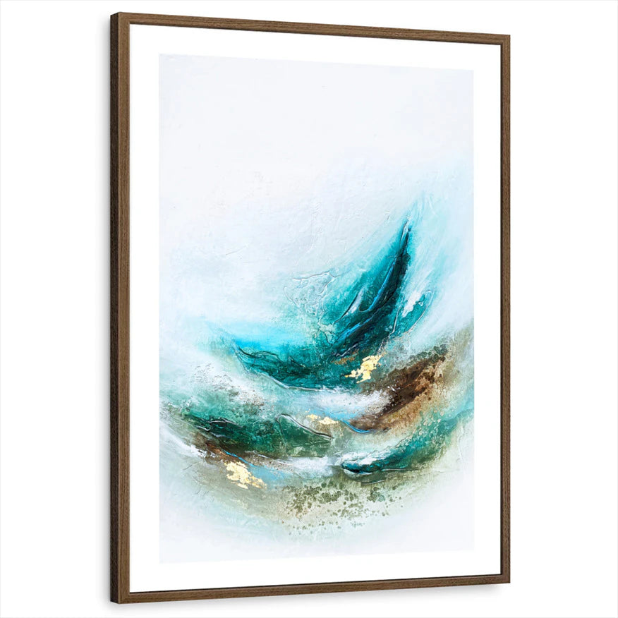 framed-print-brown-walnut-white-border