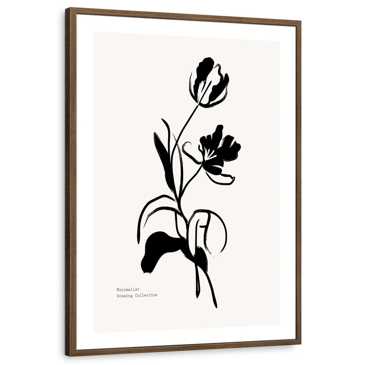 framed-print-brown-walnut-white-border