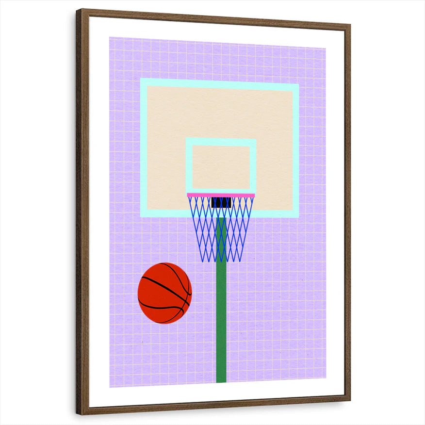 framed-print-brown-walnut-white-border