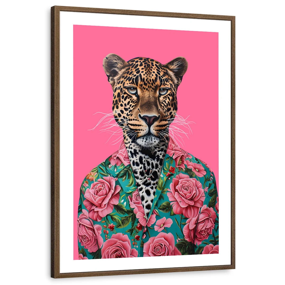 framed-print-brown-walnut-white-border