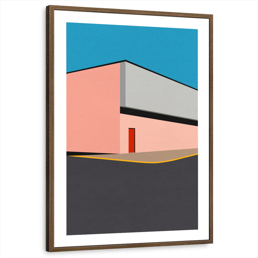 framed-print-brown-walnut-white-border