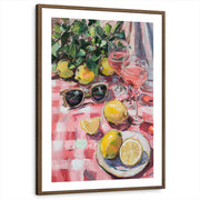framed-print-brown-walnut-white-border