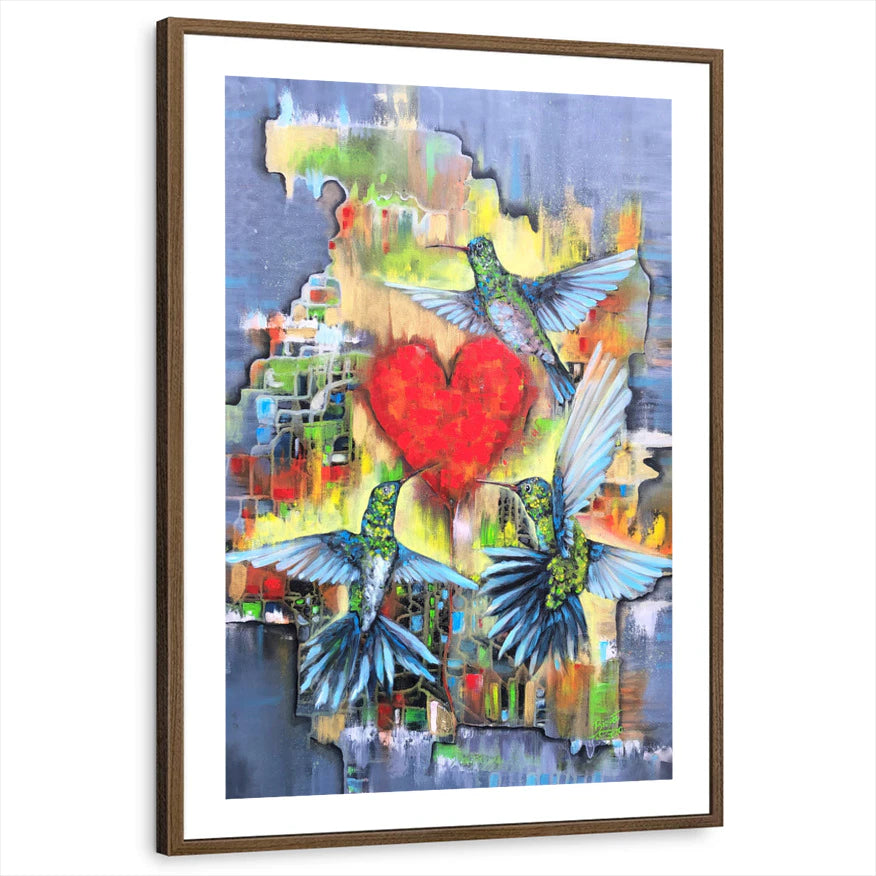 framed-print-brown-walnut-white-border