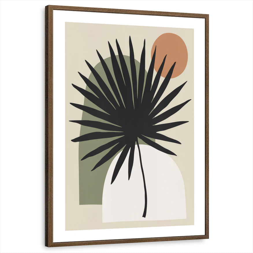 framed-print-brown-walnut-white-border