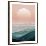 framed-print-brown-walnut-white-border
