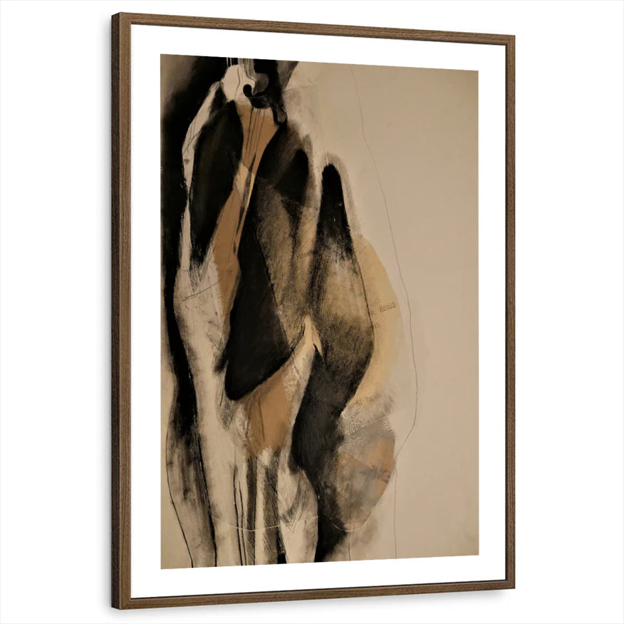 framed-print-brown-walnut-white-border