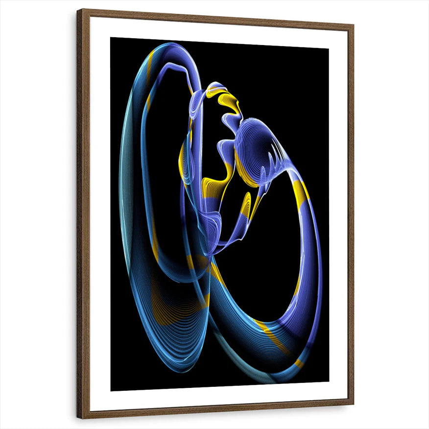 framed-print-brown-walnut-white-border