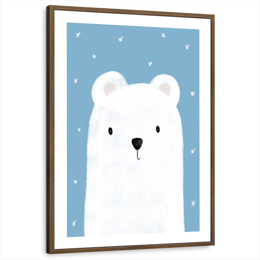 framed-print-brown-walnut-white-border