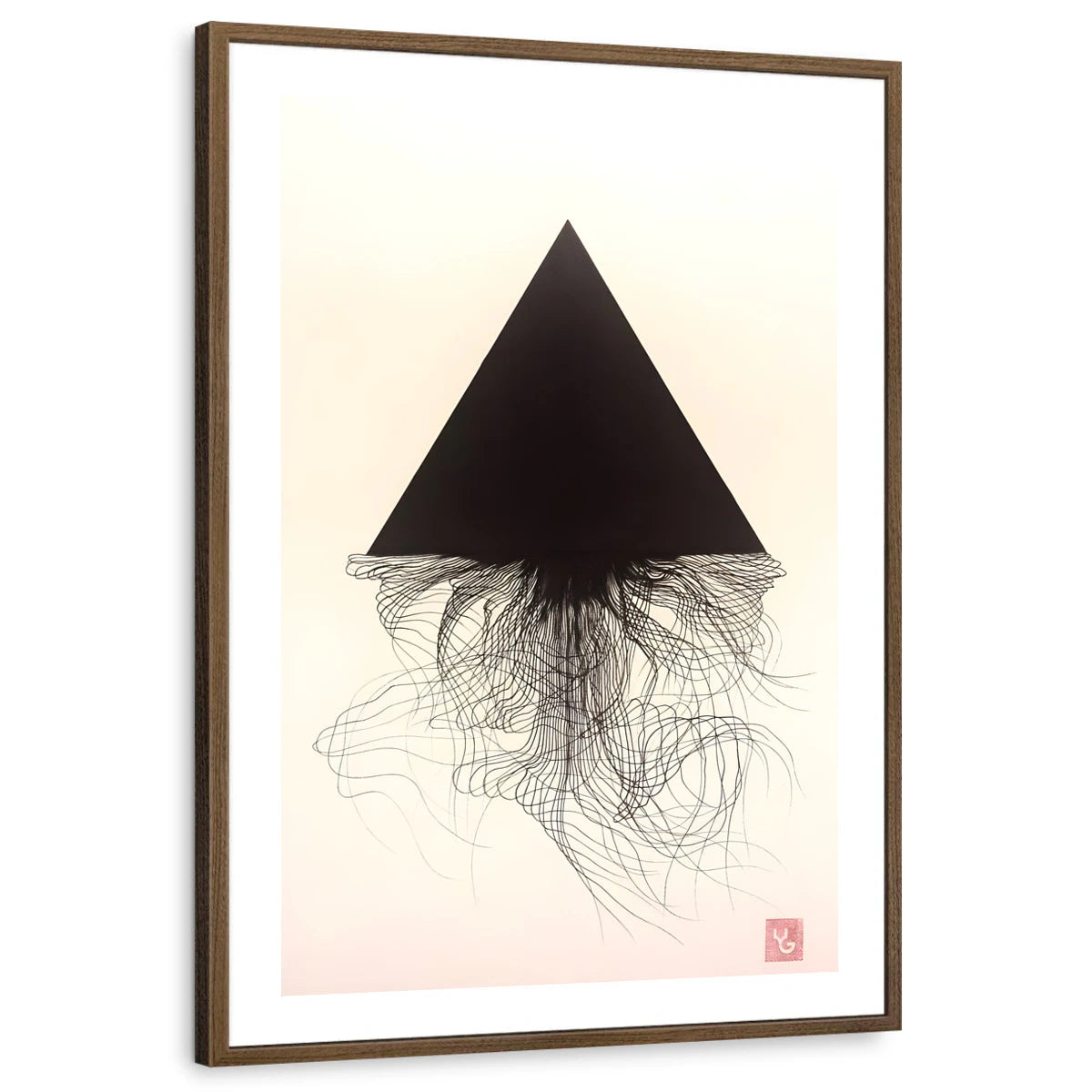 framed-print-brown-walnut-white-border