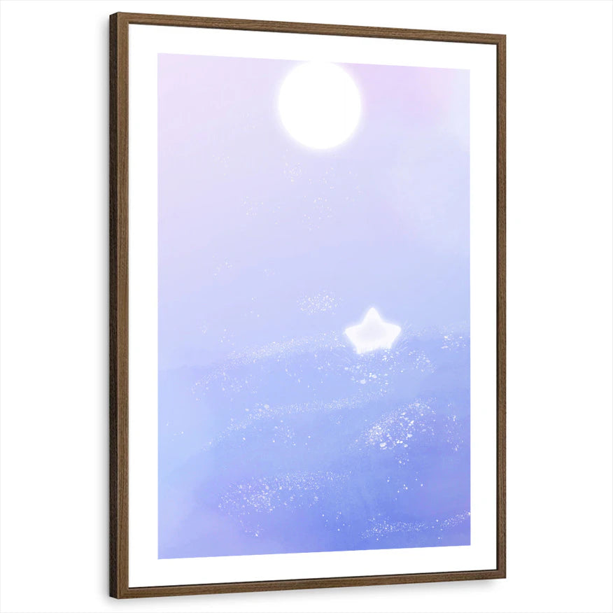 framed-print-brown-walnut-white-border