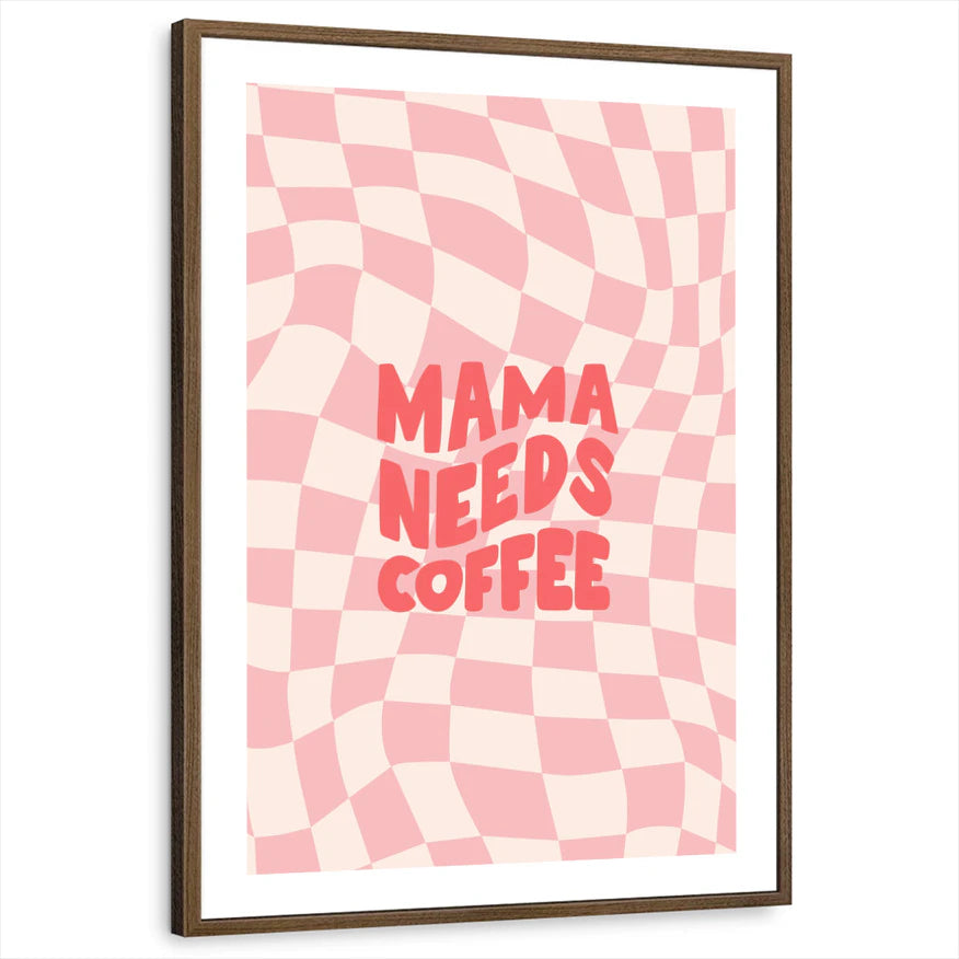framed-print-brown-walnut-white-border