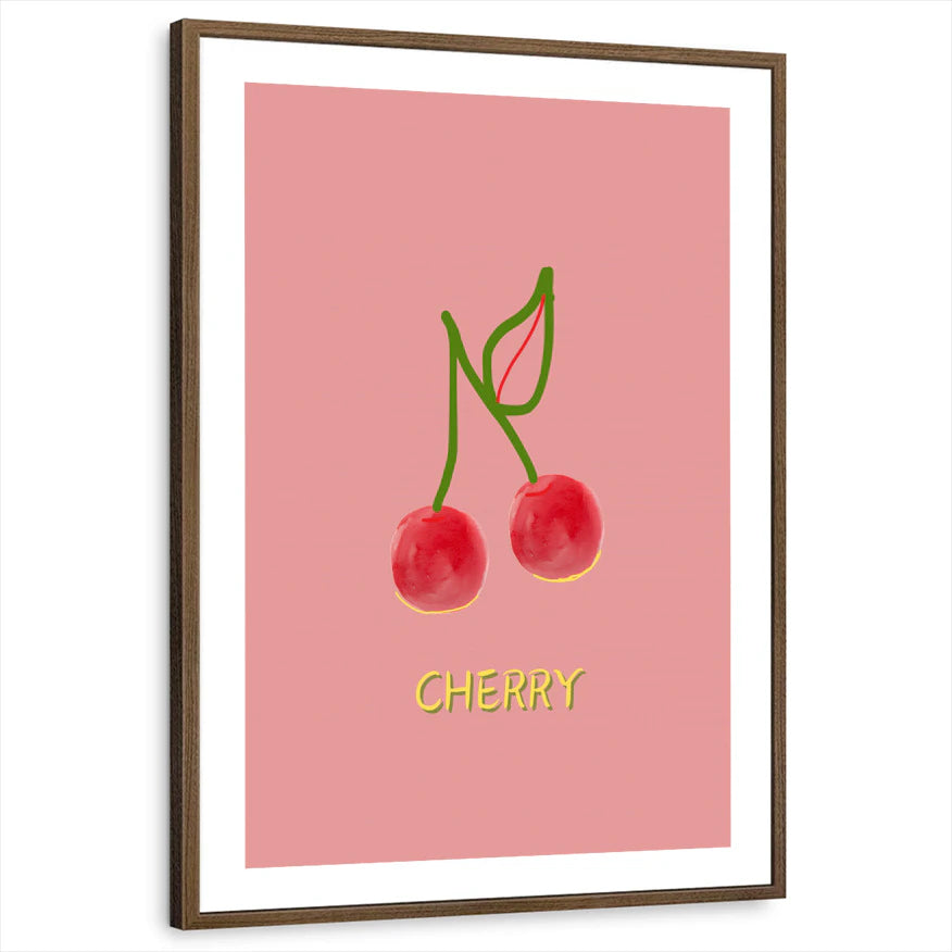 framed-print-brown-walnut-white-border