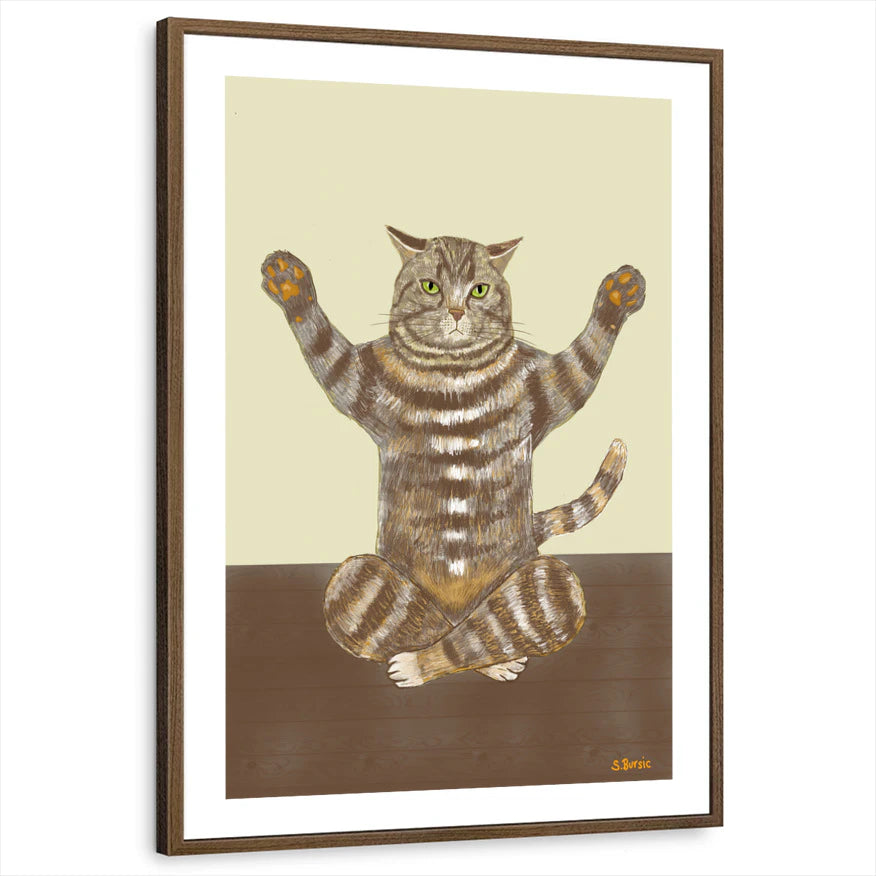 framed-print-brown-walnut-white-border