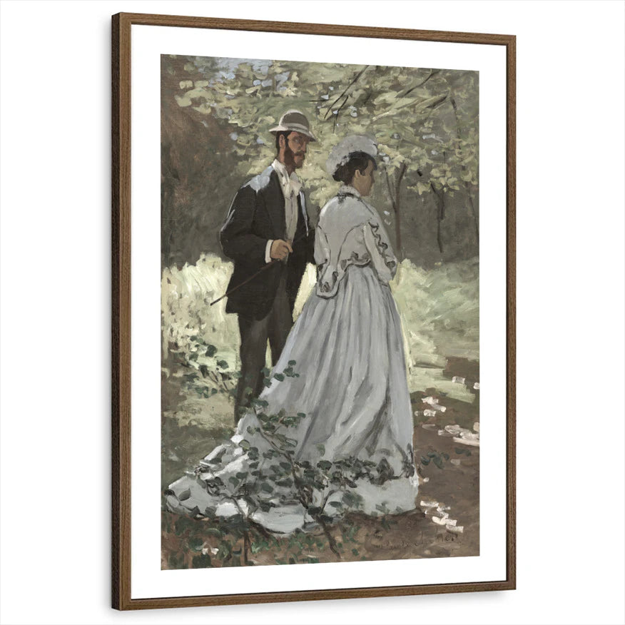 framed-print-brown-walnut-white-border