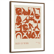 framed-print-brown-walnut-white-border