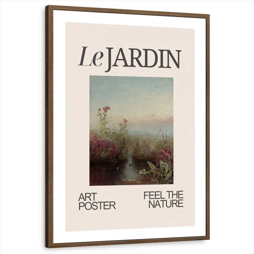 framed-print-brown-walnut-white-border