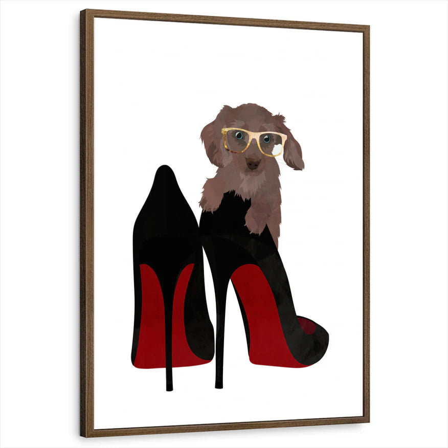 framed-print-brown-walnut-white-border