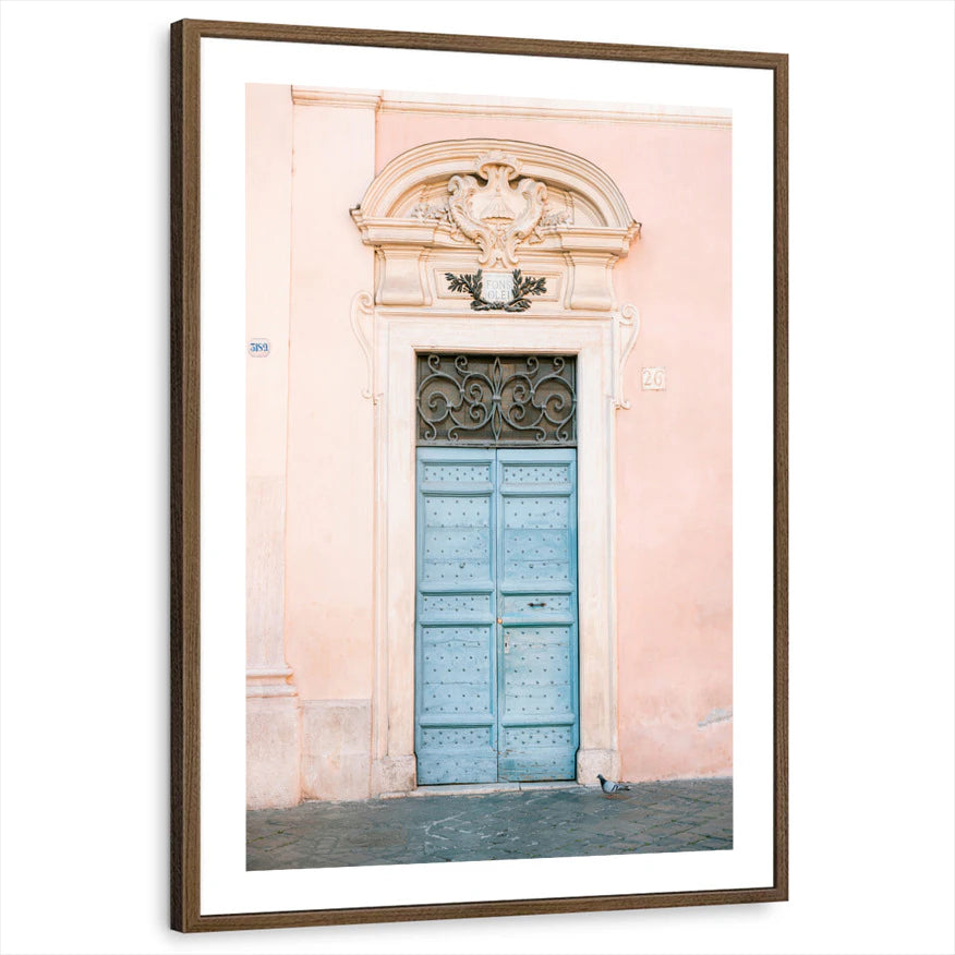 framed-print-brown-walnut-white-border