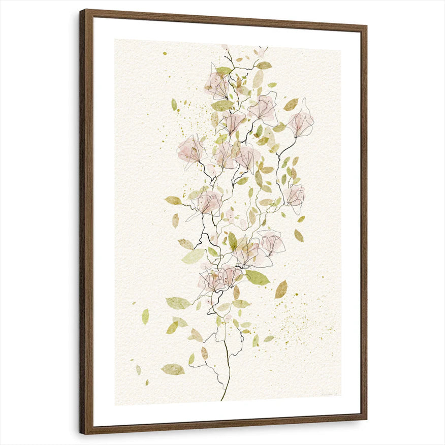 framed-print-brown-walnut-white-border