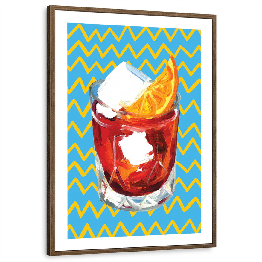 framed-print-brown-walnut-white-border