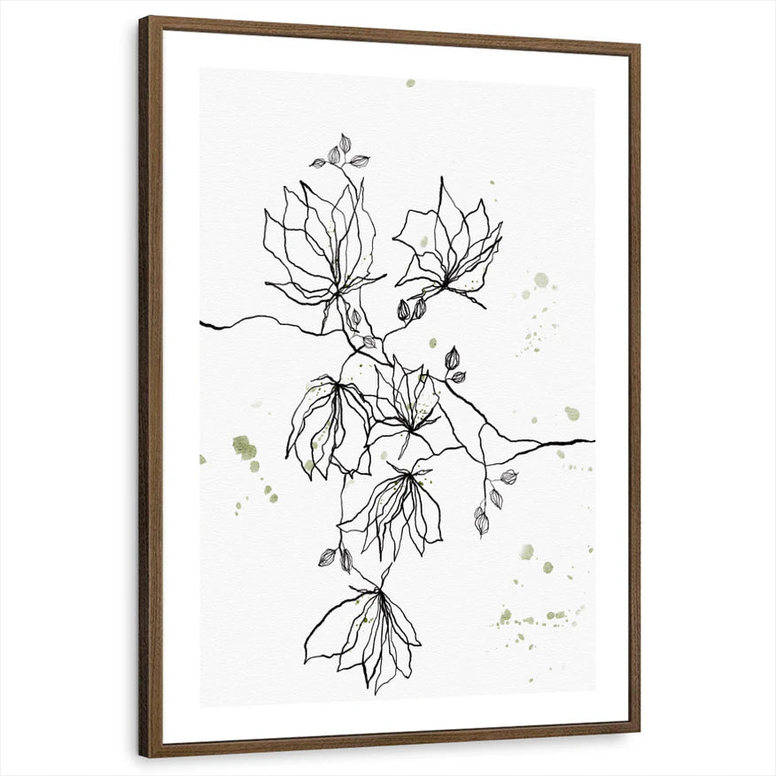 framed-print-brown-walnut-white-border