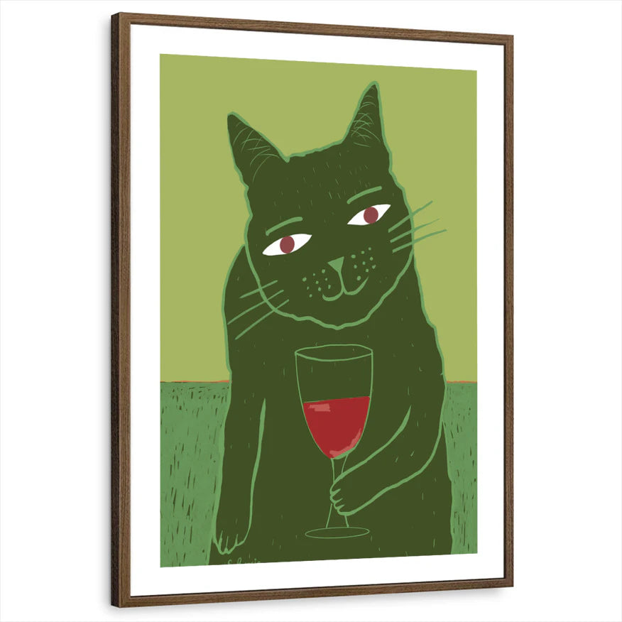 framed-print-brown-walnut-white-border