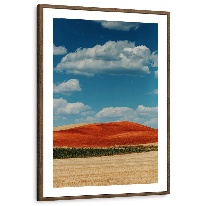 framed-print-brown-walnut-white-border
