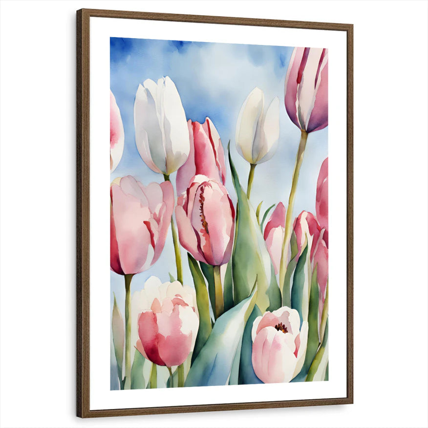 framed-print-brown-walnut-white-border