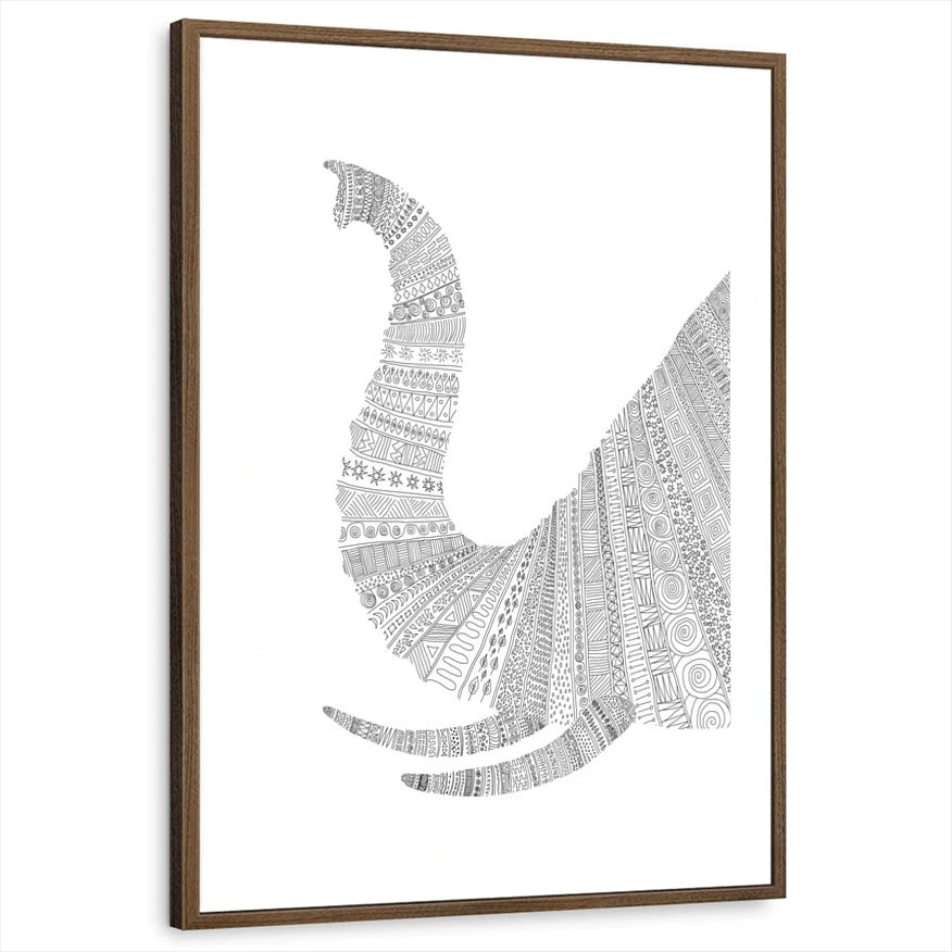 framed-print-brown-walnut-white-border
