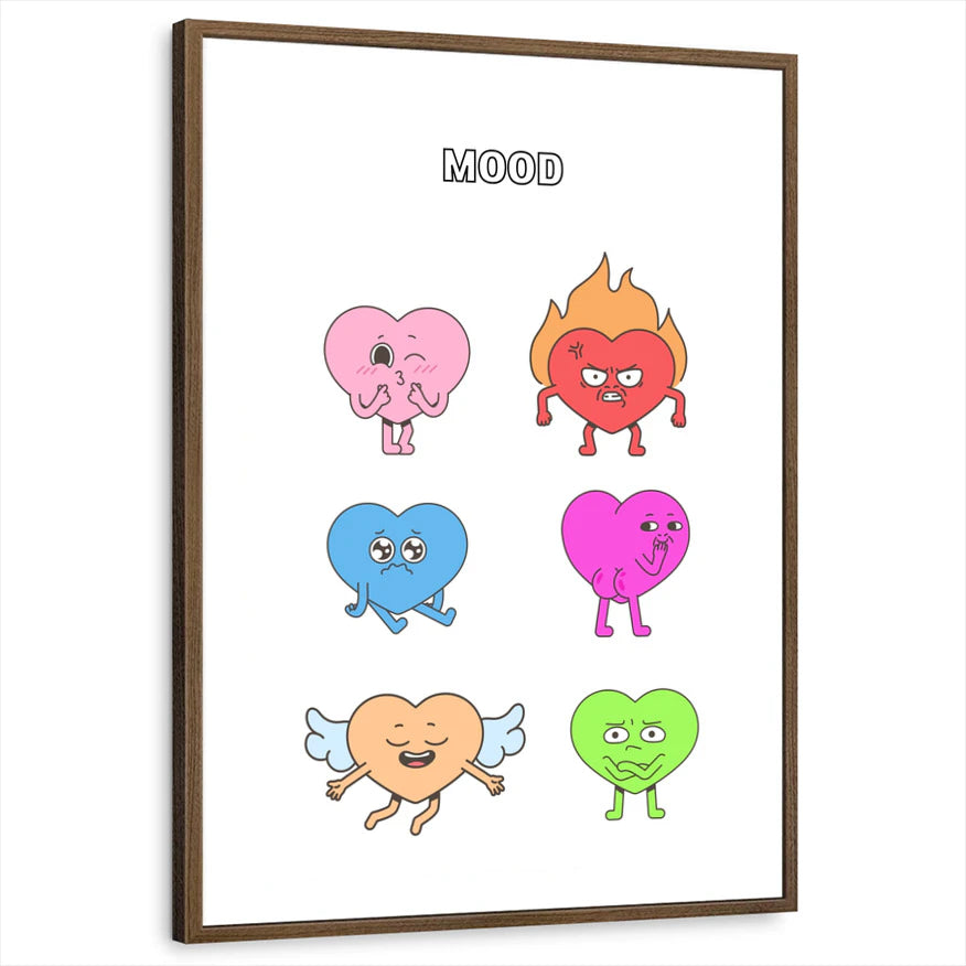 framed-print-brown-walnut-white-border