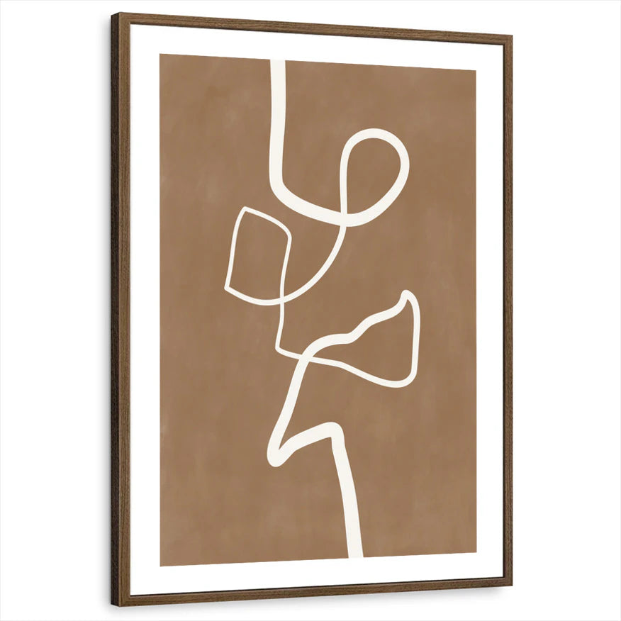 framed-print-brown-walnut-white-border