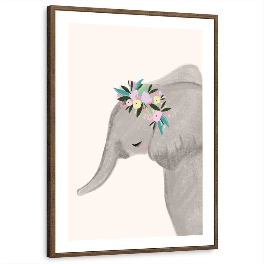 framed-print-brown-walnut-white-border